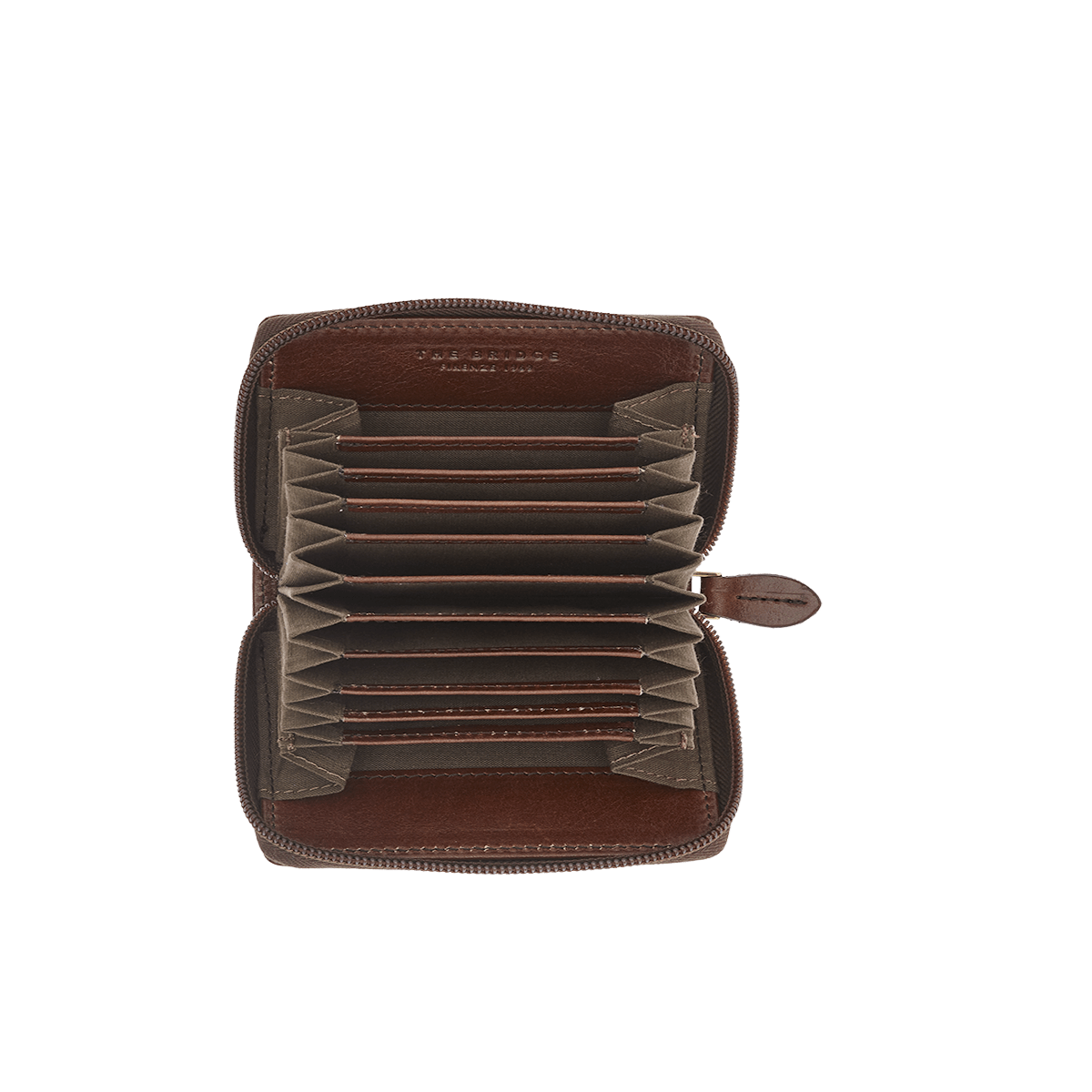 THE BRIDGE - Portacarte in pelle con zip