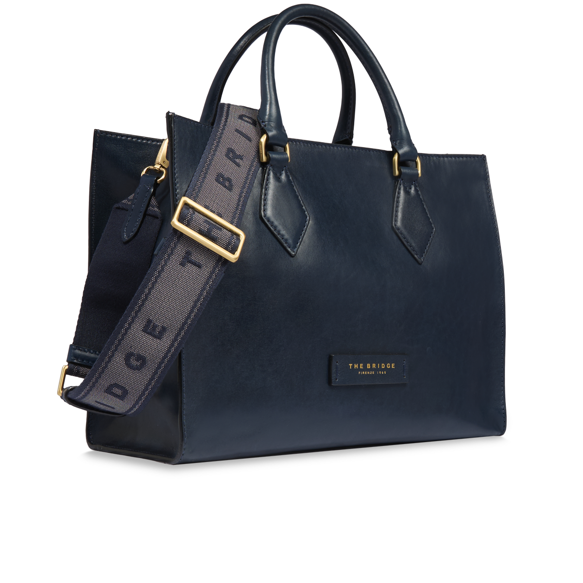 THE BRIDGE - Borsa a mano IDA BLU OLTREMARE