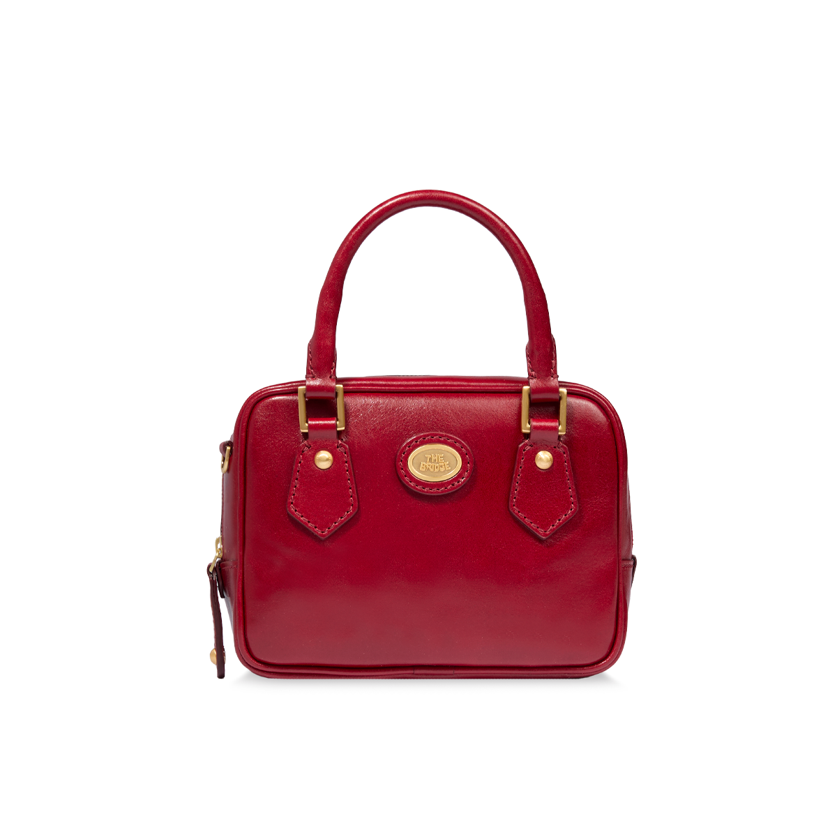 THE BRIDGE - Bauletto in pelle con tracolla removibile