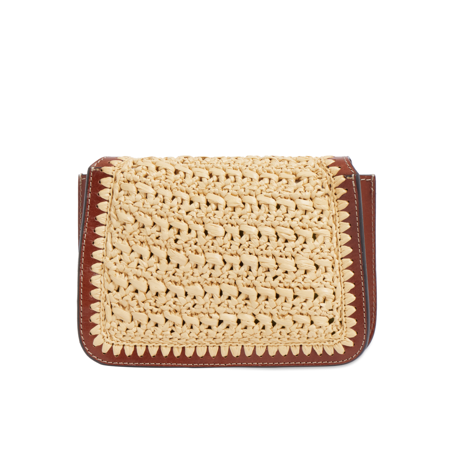 THE BRIDGE - Lucrezia wow Borsa tracolla in pelle e rafia