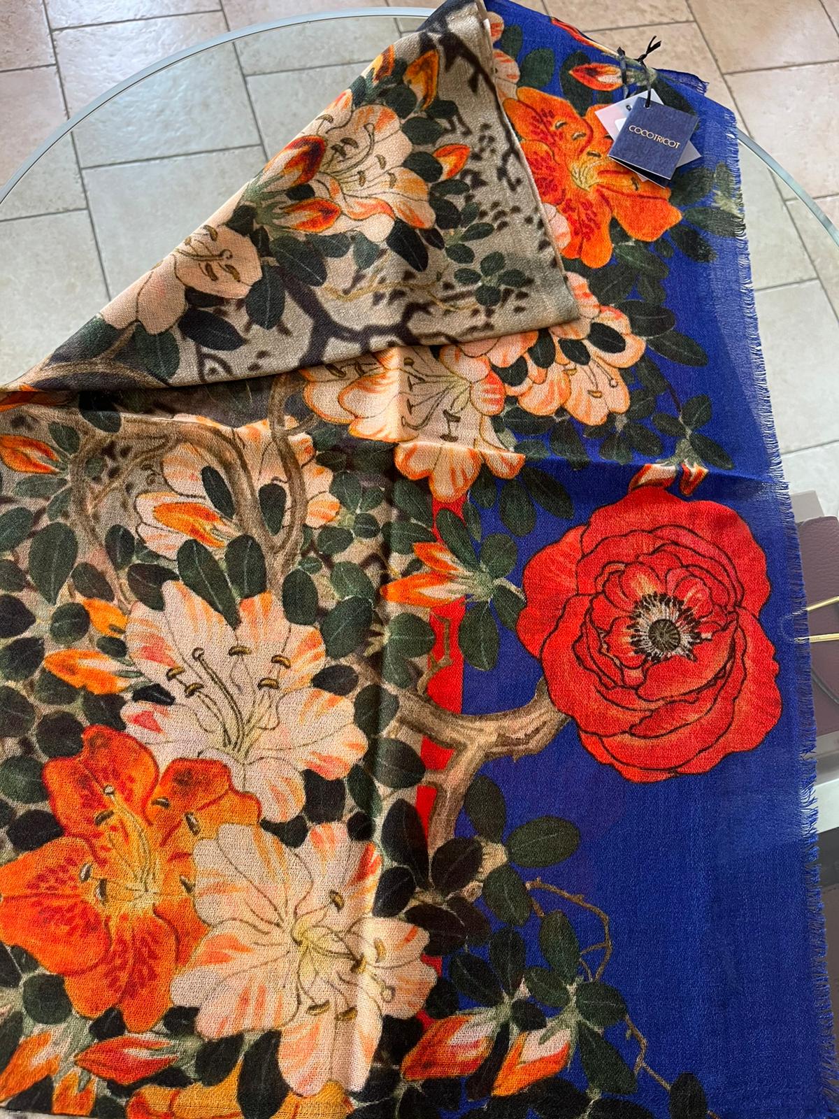 SCIARPA 100% LANA MULTICOLOR