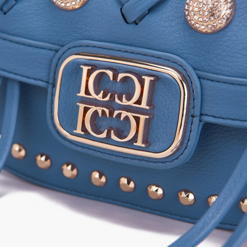 BORSA A MANO LUMINESCENCE JEANS LA CARRIE