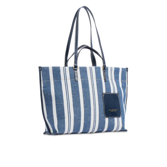 THE BRIDGE - Borsa shopper pelle e tessuto