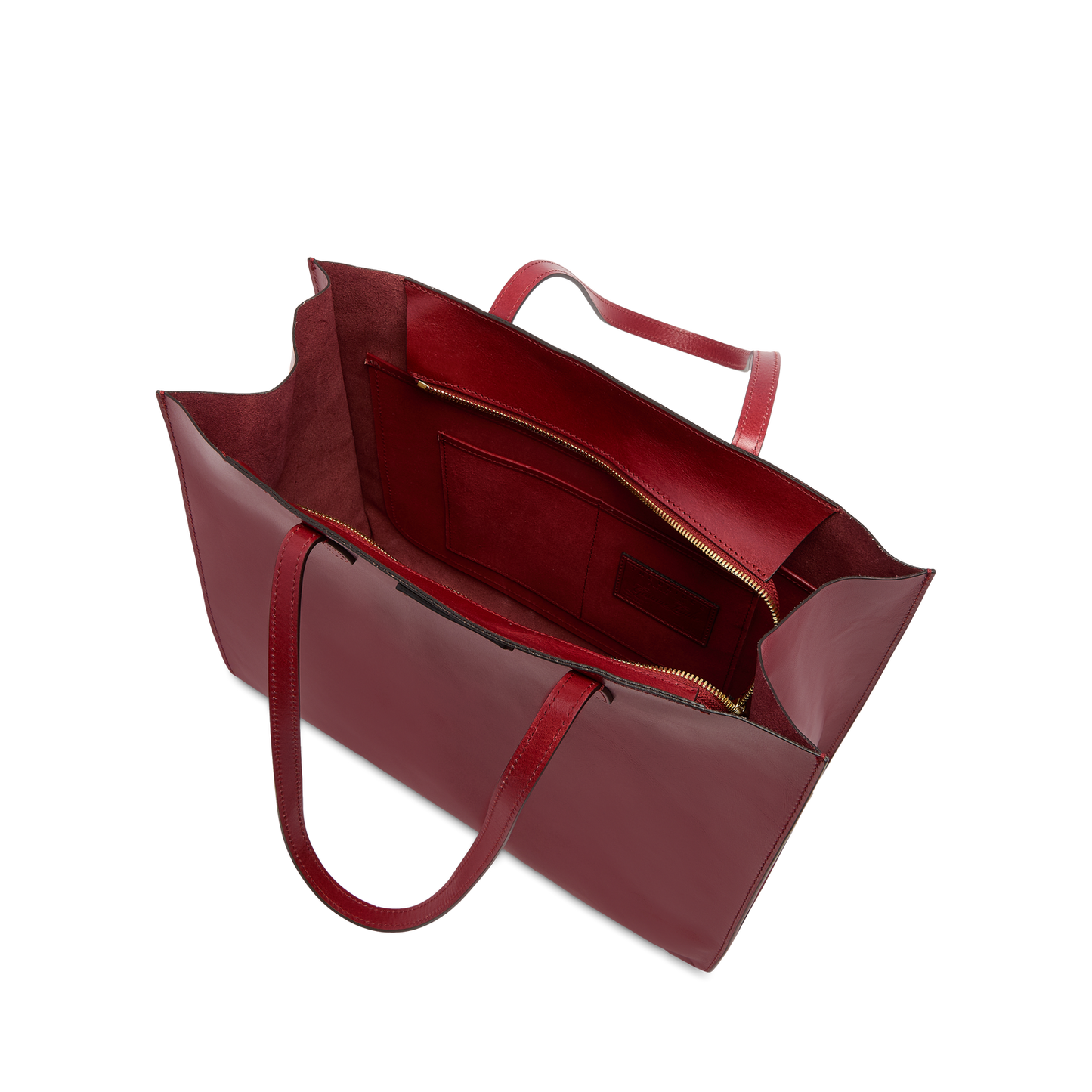 THE BRIDGE - Borsa shopper in pelle Mirra