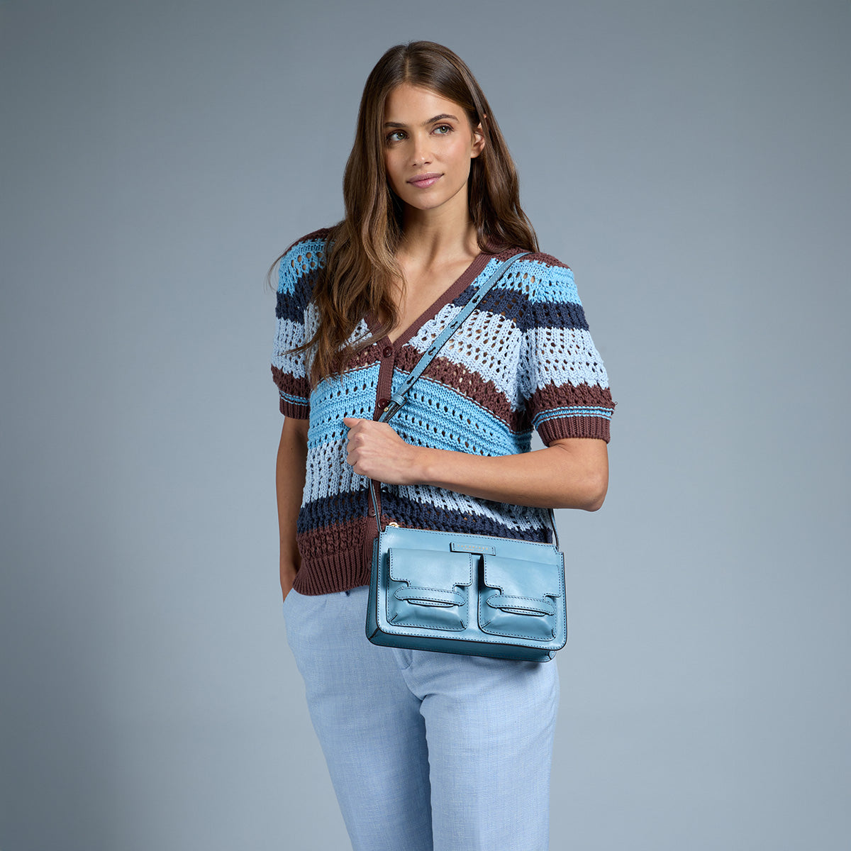 THE BRIDGE - Borsa a spalla pelle