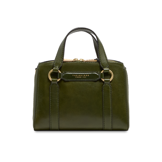 THE BRIDGE - Borsa a mano in pelle con tracolla removibile Laura