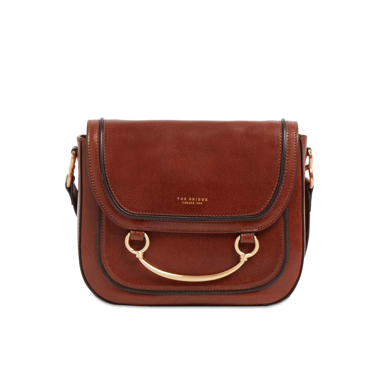 THE BRIDGE - Borsa in pelle donna con tracolla - LUCE