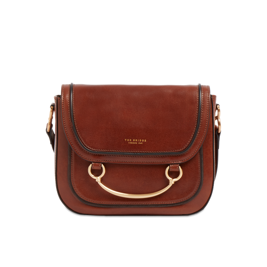 THE BRIDGE - Borsa in pelle donna con tracolla - LUCE