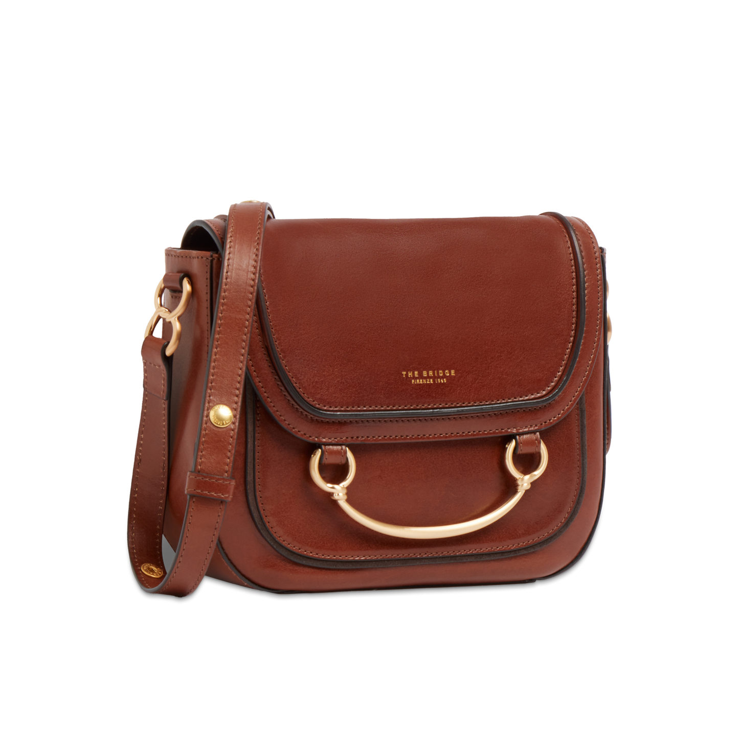 THE BRIDGE - Borsa in pelle donna con tracolla - LUCE