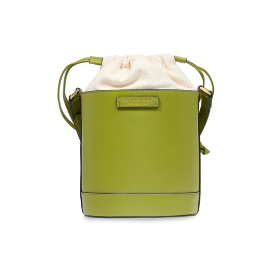 THE BRIDGE - Borsa secchiello pelle con chiusura a coulisse