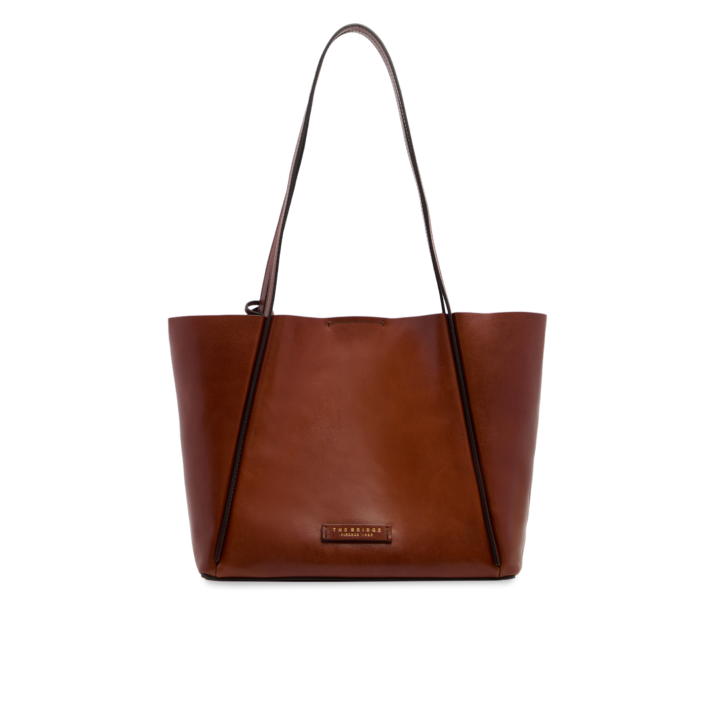 THE BRIDGE - Borsa shopper in pelle con pochette coordinata
