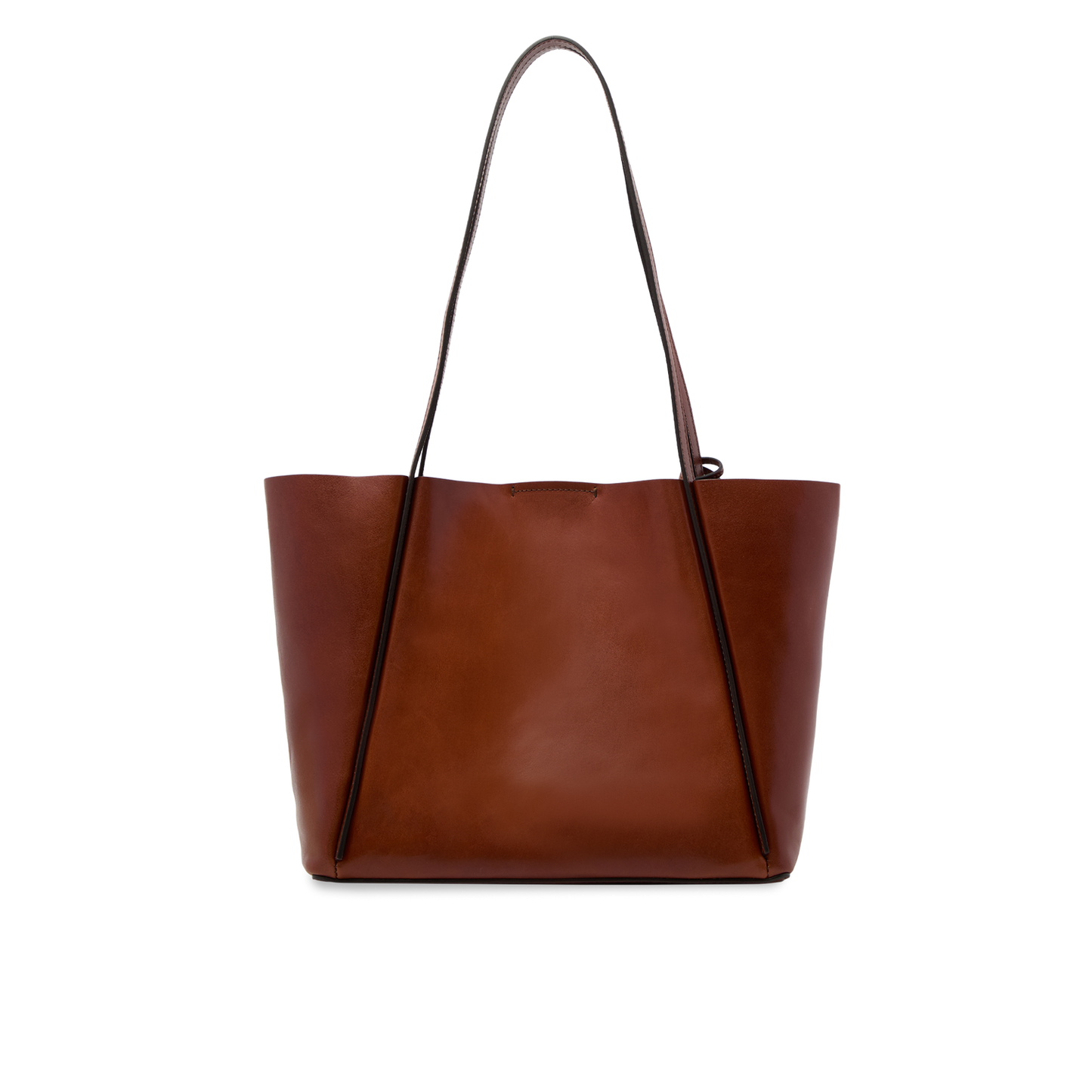 THE BRIDGE - Borsa shopper in pelle con pochette coordinata