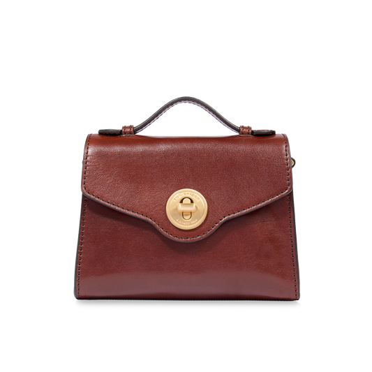 THE BRIDGE - Borsa in pelle donna con tracolla removibile IRENE