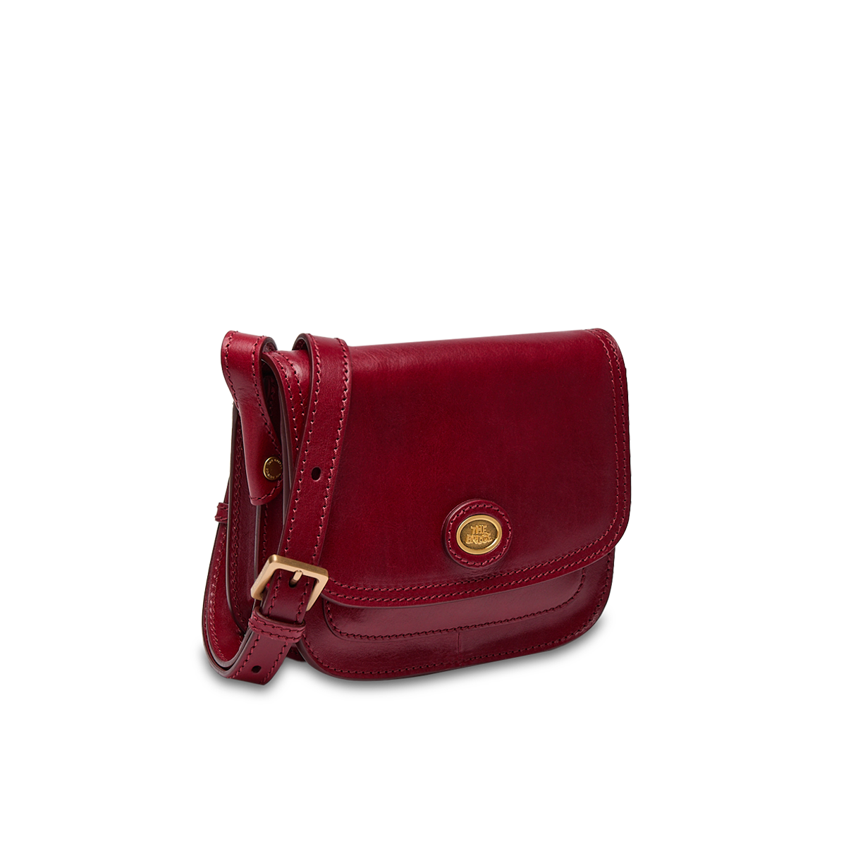 THE BRIDGE - Borsa tracolla in pelle a scomparti small size
