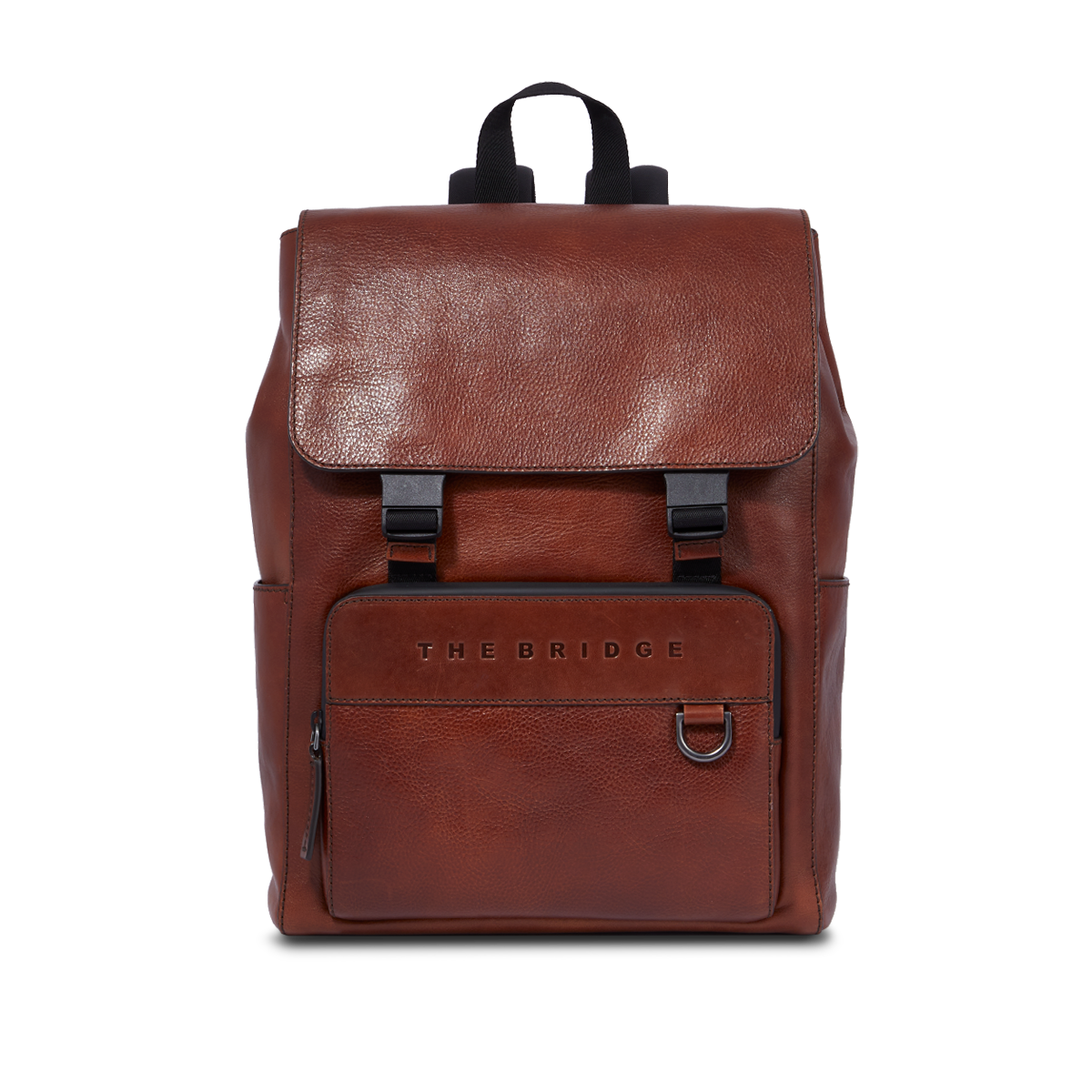 THE BRIDGE - Zaino in pelle uomo con patta frontale