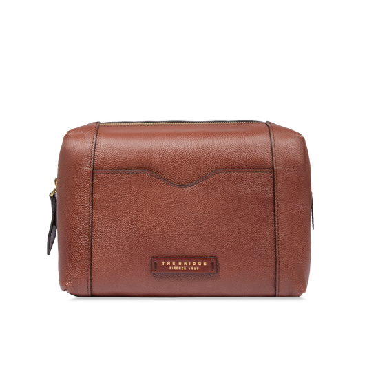 THE BRIDGE - Beauty case pelle donna