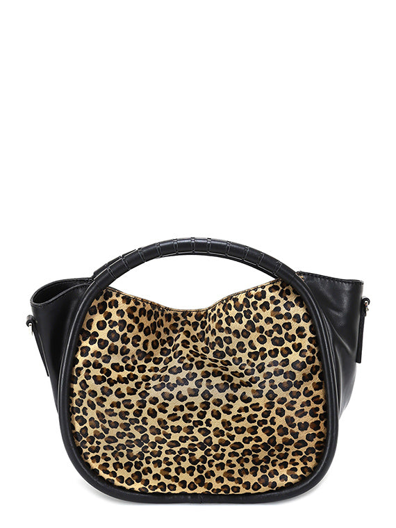 LORISTELLA - BORSA A MANO LEOPARD