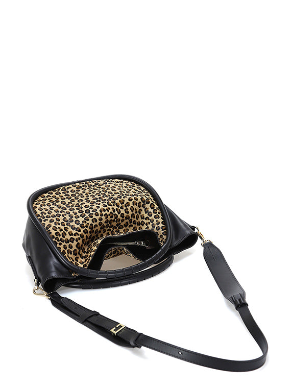 LORISTELLA - BORSA A MANO LEOPARD