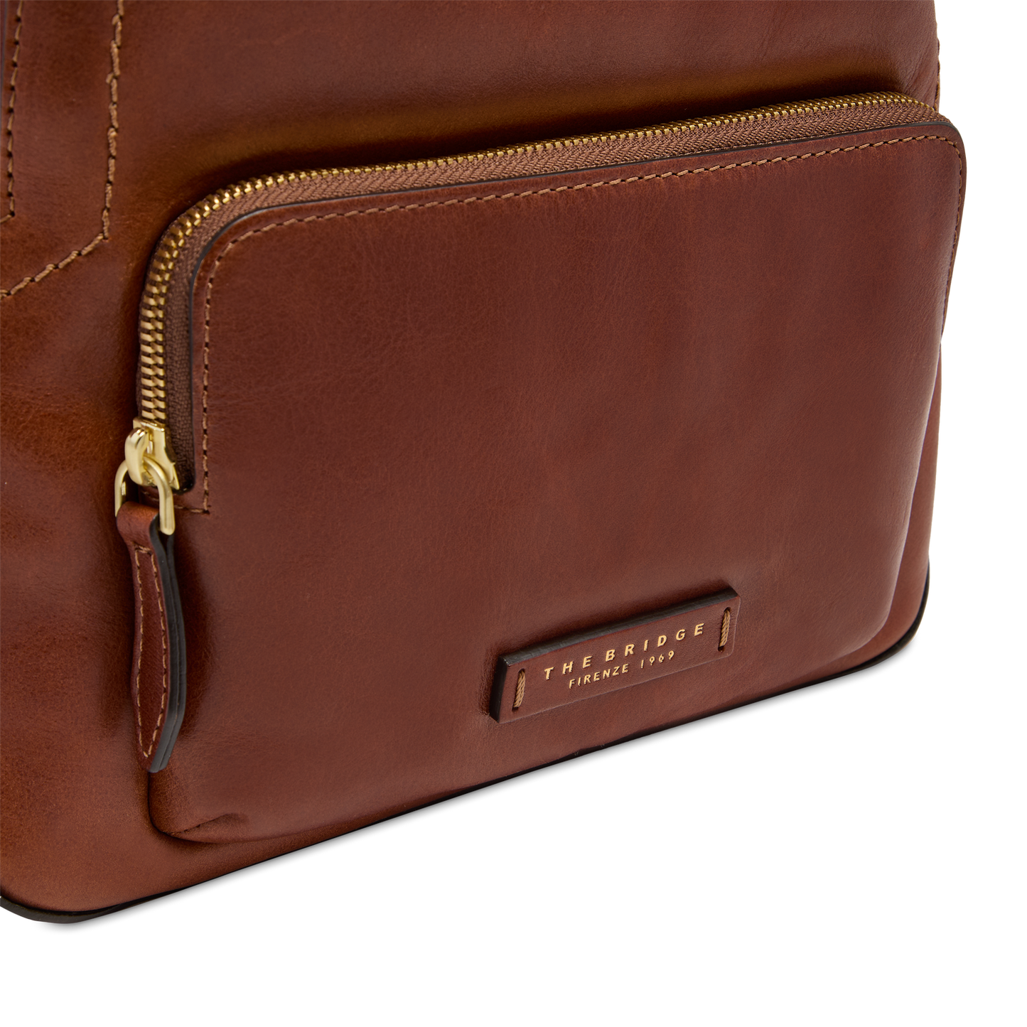 The bridge - Zaino donna in pelle con tasca frontale