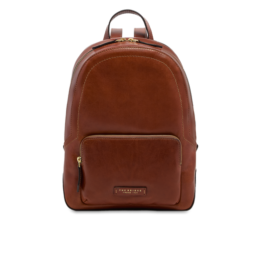 The bridge - Zaino donna in pelle con tasca frontale