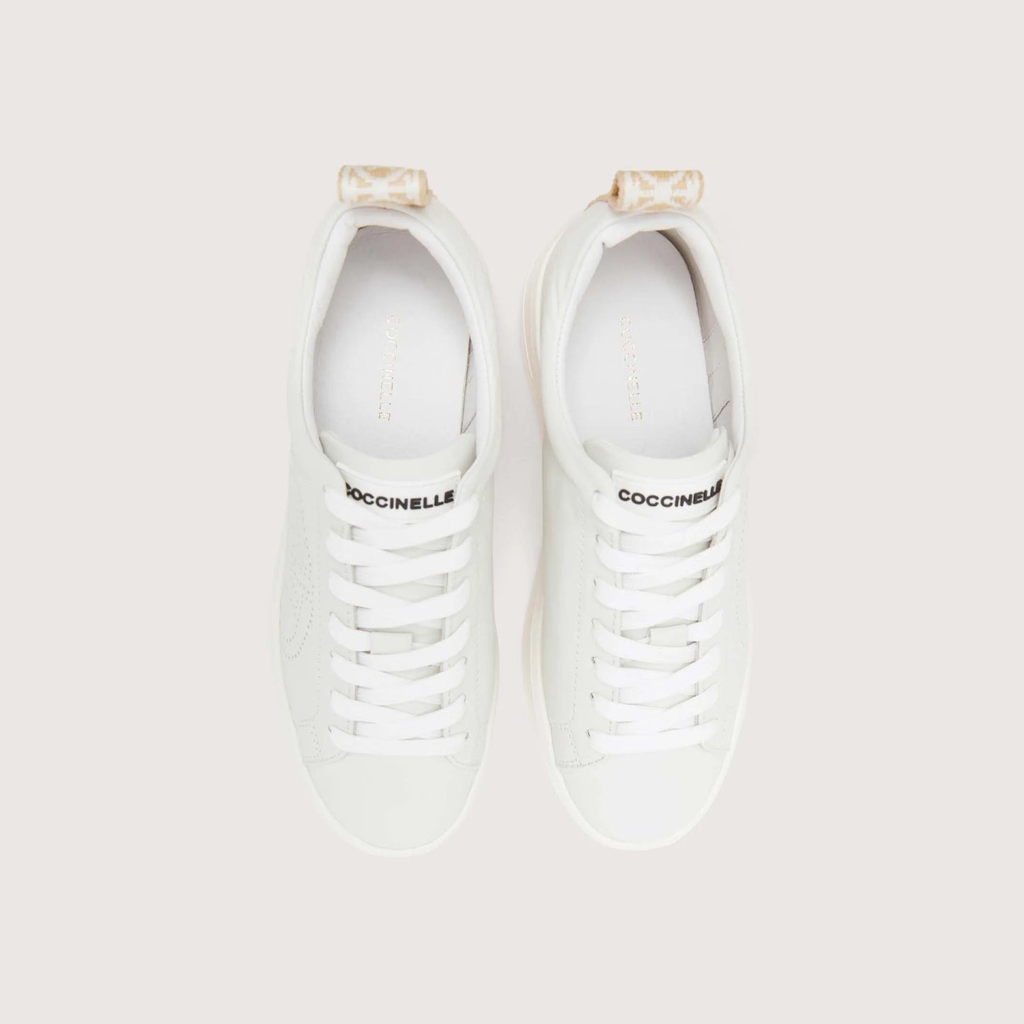 COCCINELLE MONOGRAM PERFOREE SNEAKERS