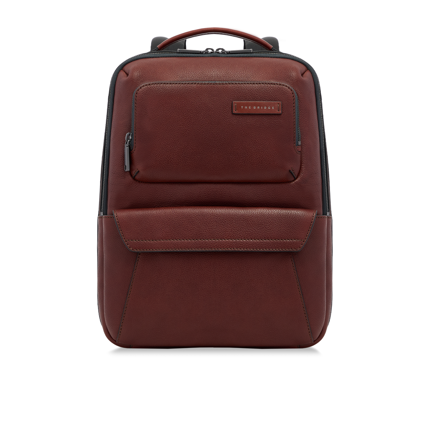 The bridge - Zaino in pelle uomo con tasche frontali