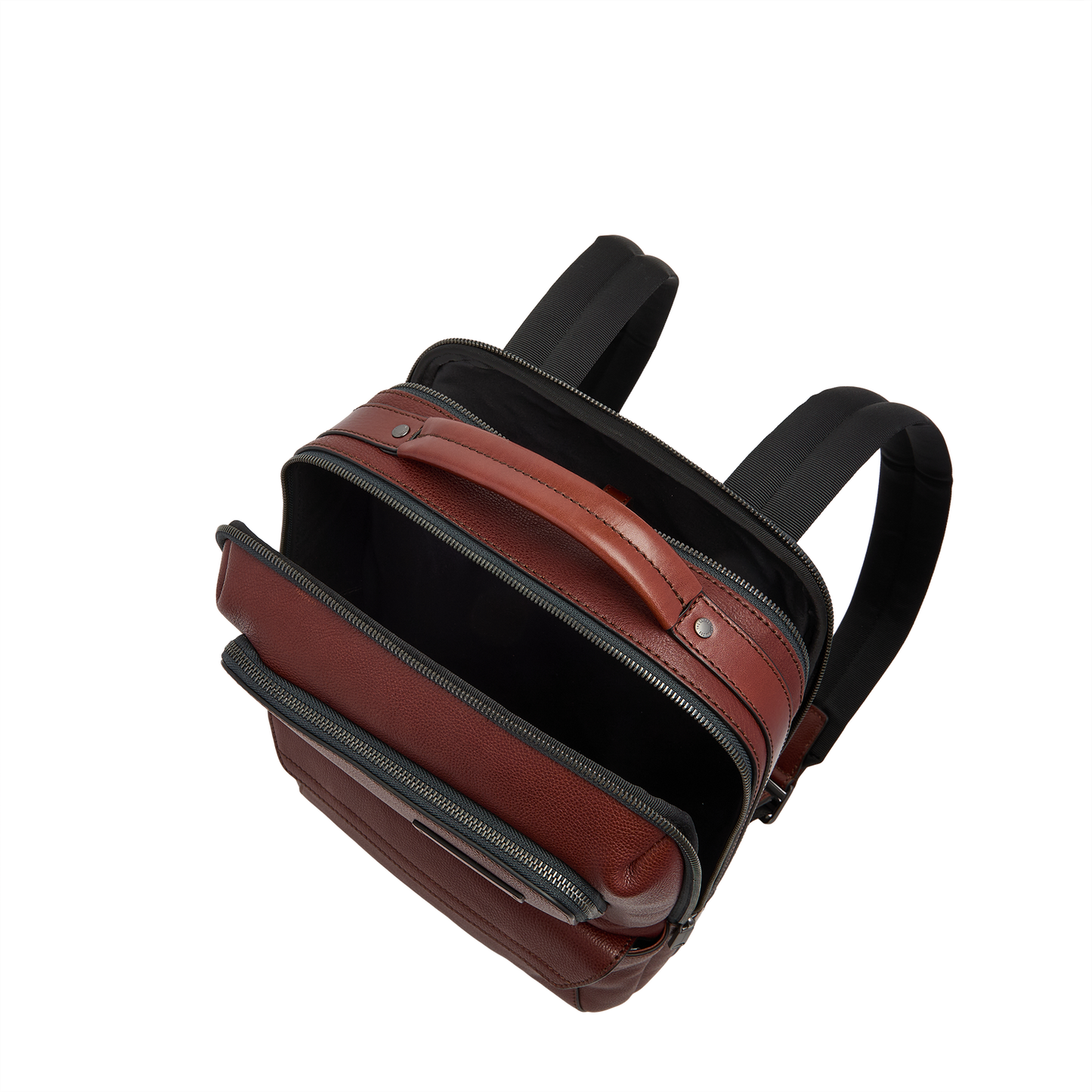 The bridge - Zaino in pelle uomo con tasche frontali