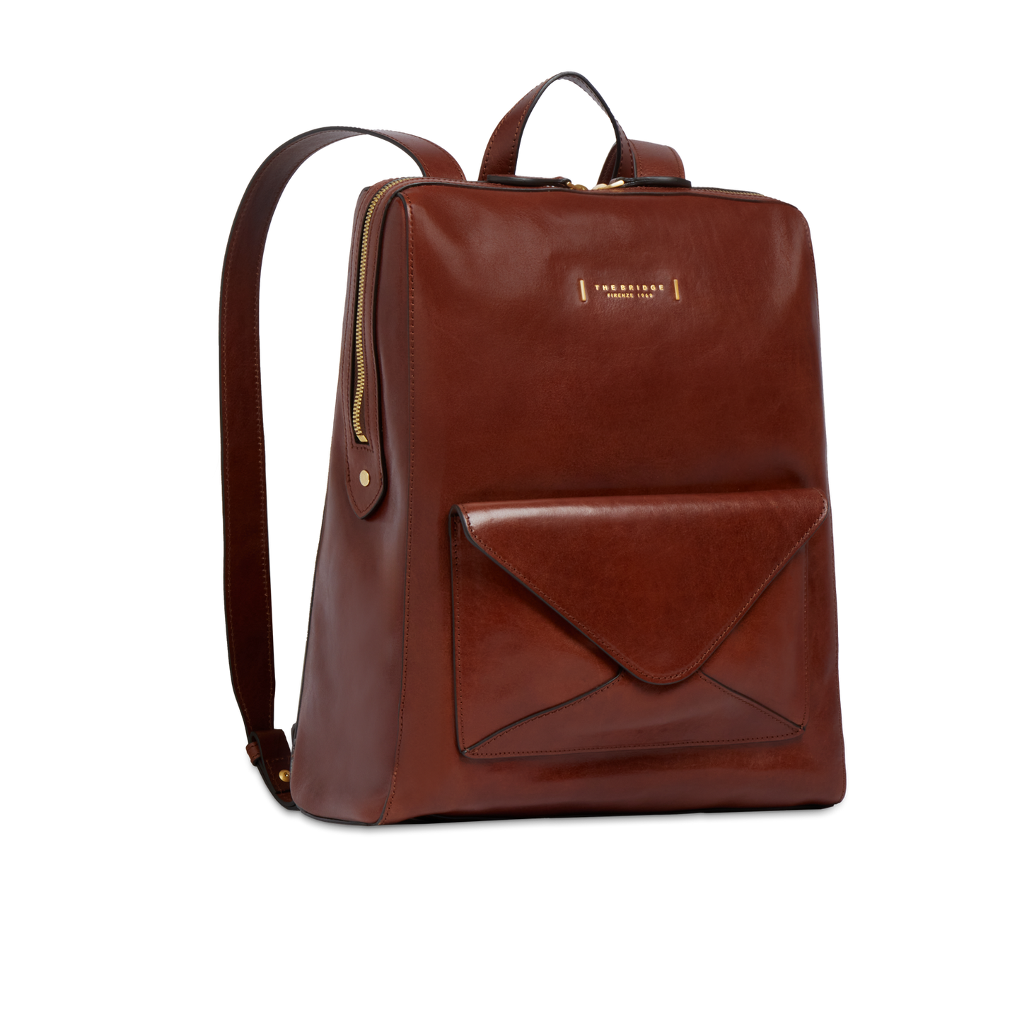 The bridge - Zaino donna in pelle con tasca frontale