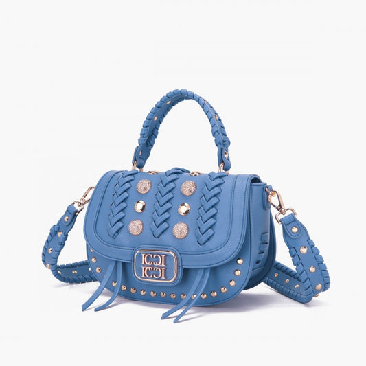 BORSA A MANO LUMINESCENCE JEANS LA CARRIE